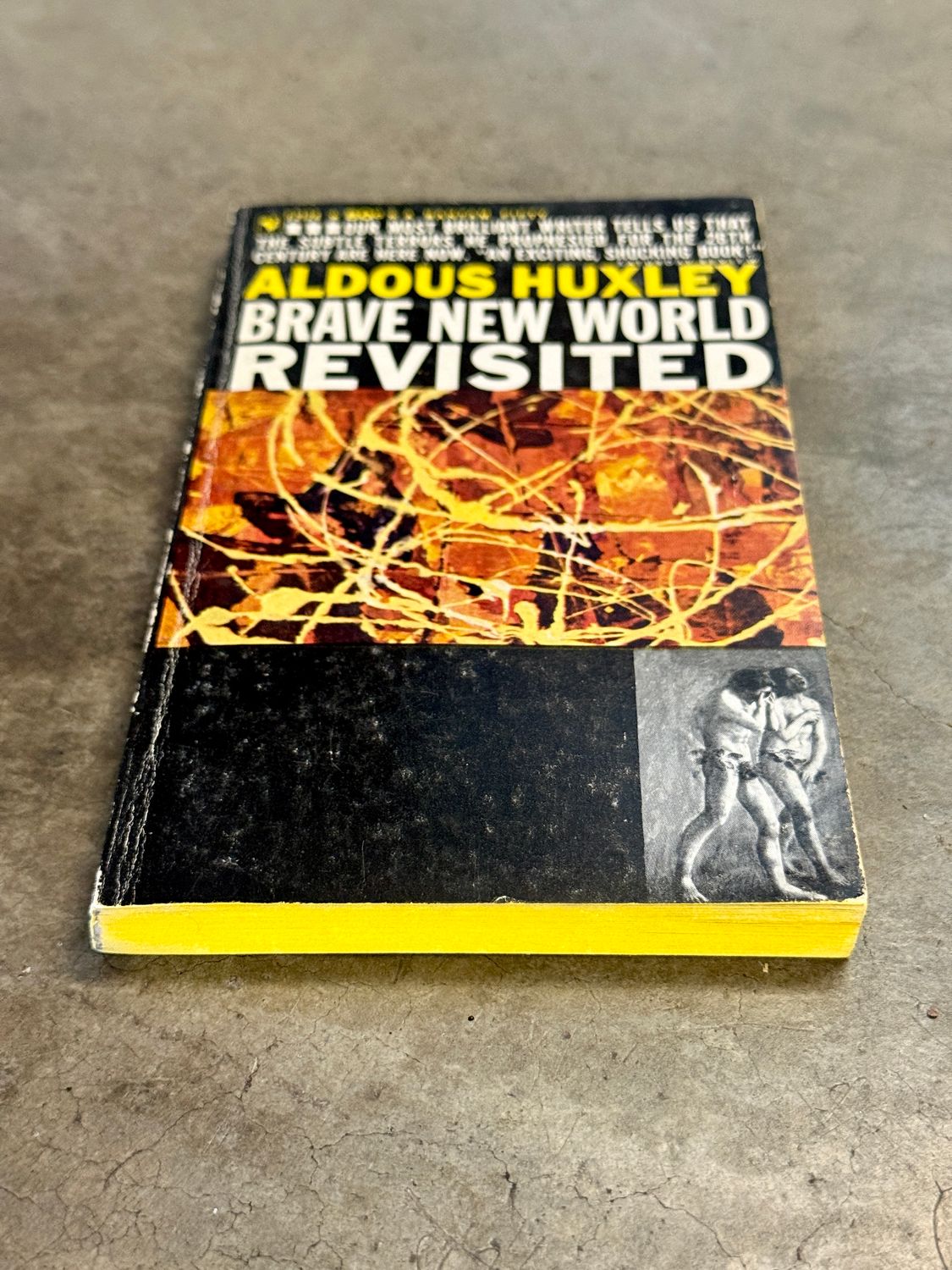 Brave New World Revisited by Aldous Huxley (Bantam F2124 Mass Market Paperback, 8th Printing, 1960s)