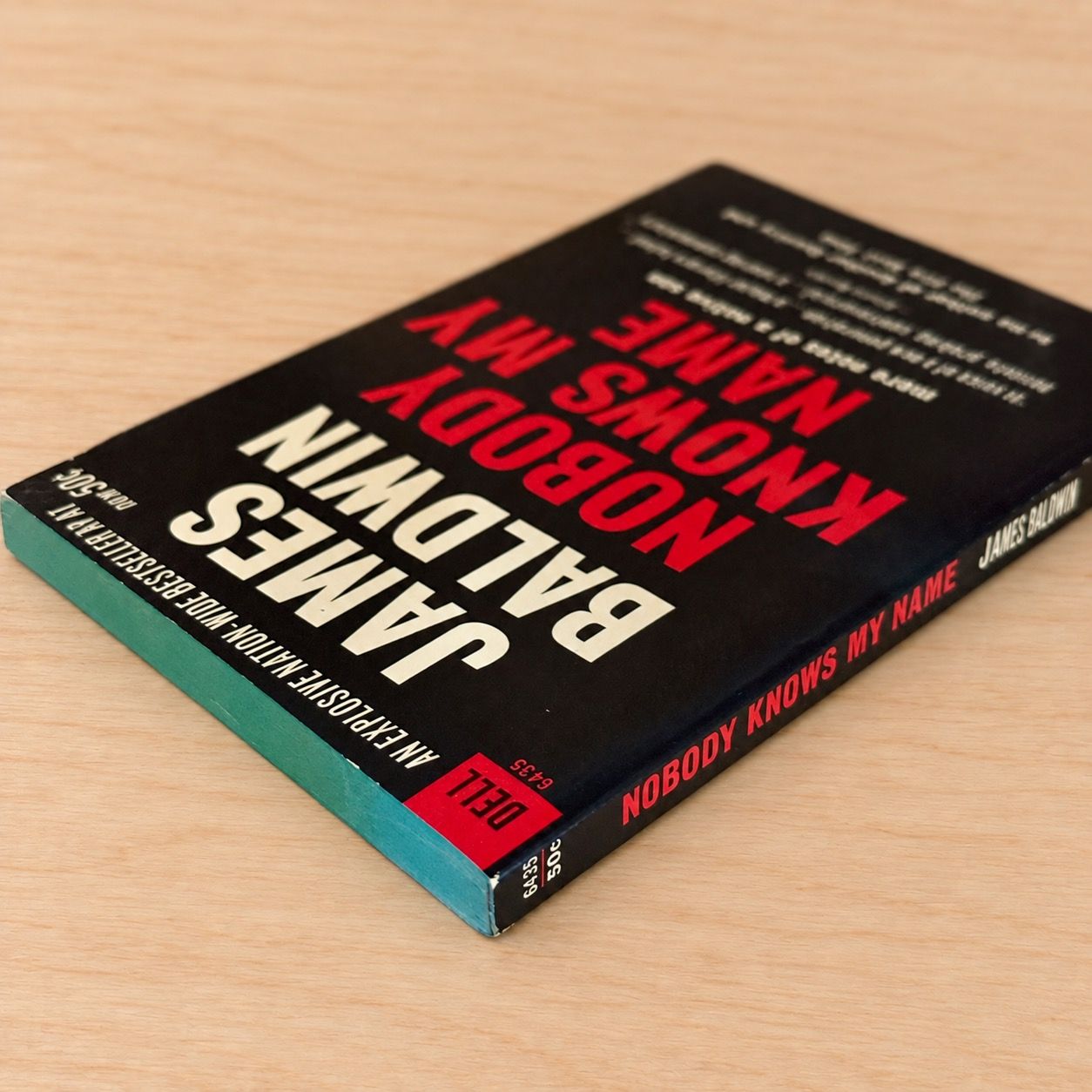 Nobody Knows My Name: More Notes of a Native Son by James Baldwin (First Dell Printing, Mass Market Paperback, 1963)