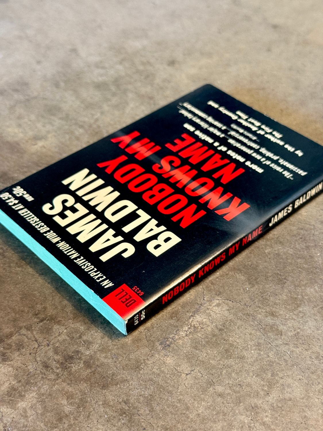 Nobody Knows My Name: More Notes of a Native Son by James Baldwin (First Dell Printing, Mass Market Paperback, 1963)
