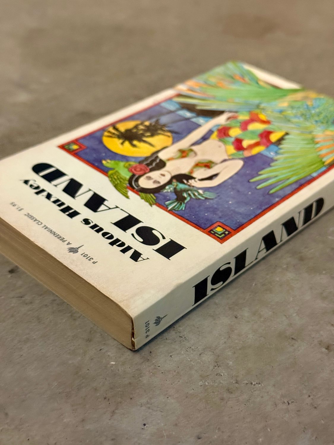 Island by Aldous Huxley (1972 First Perennial Classic Edition, Vintage Mass-Market Paperback)