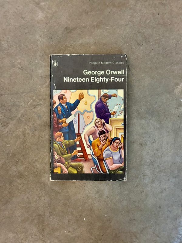 Nineteen Eighty-Four by George Orwell (1972 Penguin Modern Classics Paperback, William Roberts Cover)