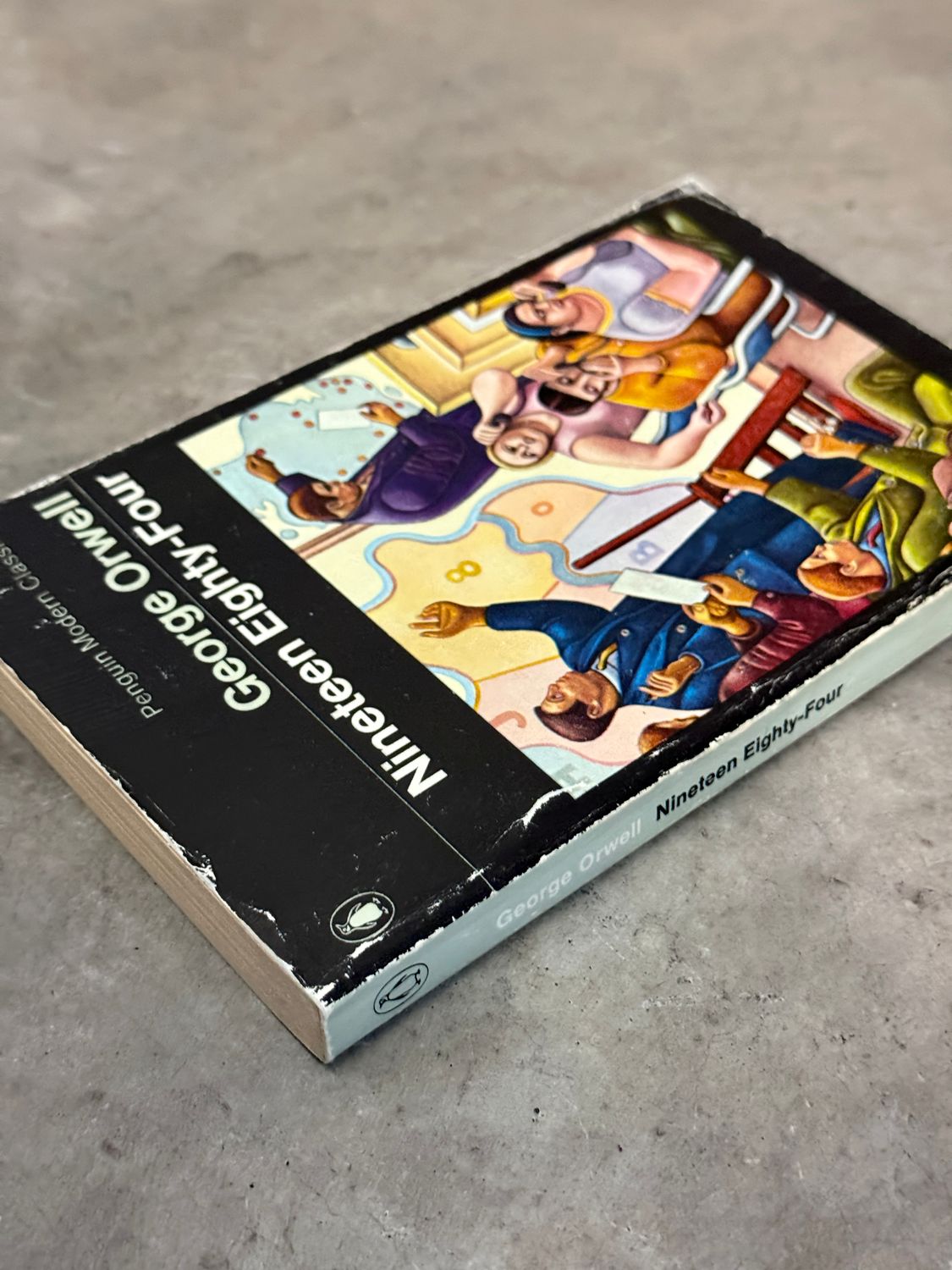 Nineteen Eighty-Four by George Orwell (1972 Penguin Modern Classics Paperback, William Roberts Cover)