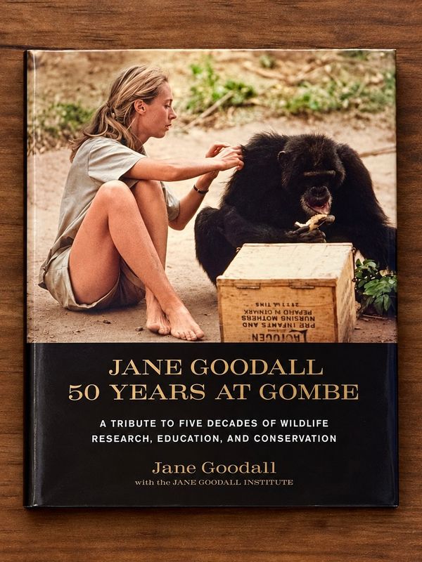 Jane Goodall: 50 Years at Gombe (Signed &amp; Dated 2011 Hardcover)