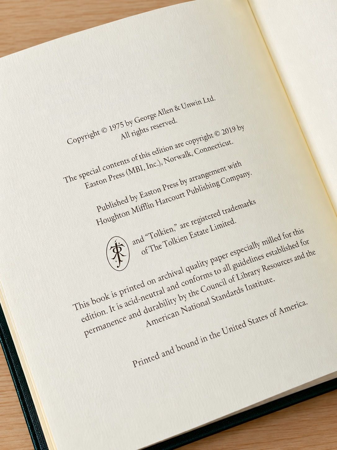 Sir Gawain and the Green Knight, Pearl and Sir Orfeo by J.R.R. Tolkien (Easton Press Collector’s Edition, 2019)