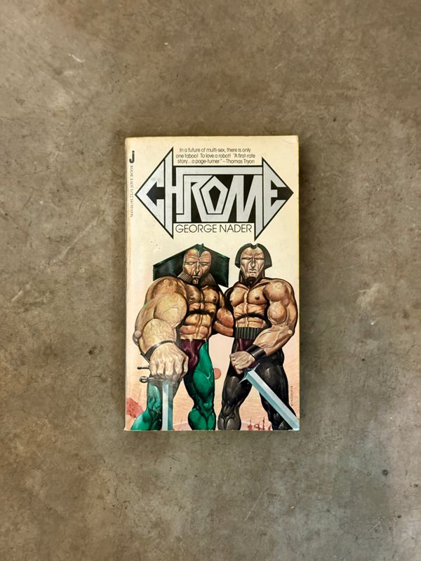 Chrome by George Nader (1979 Jove First Paperback Edition, Vintage Mass-Market Sci-Fi)