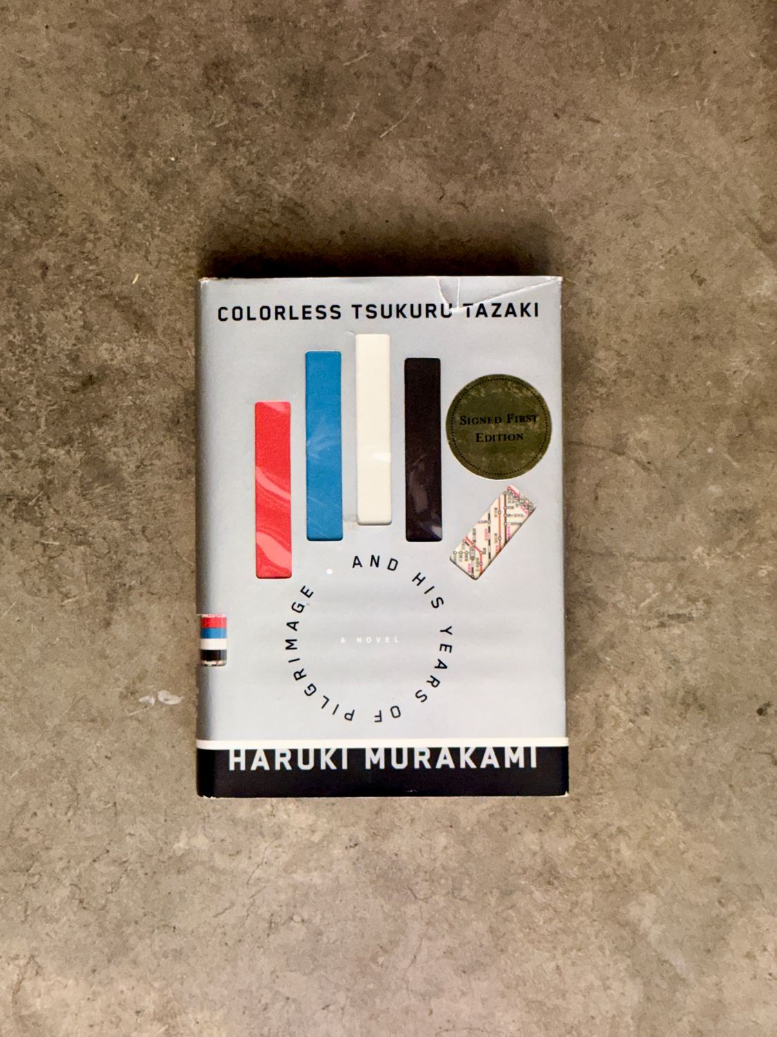 Colorless Tsukuru Tazaki and His Years of Pilgrimage by Haruki Murakami (Signed First American Edition, Knopf, 2014)