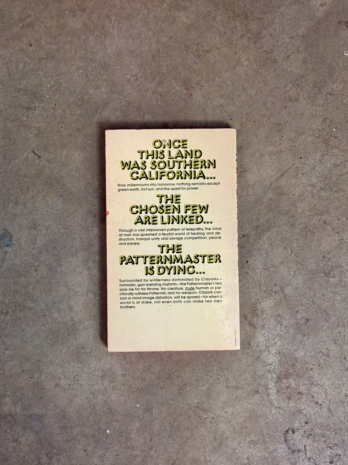 Patternmaster by Octavia E. Butler (First Avon Paperback Printing, 1979, Vintage Mass-Market)
