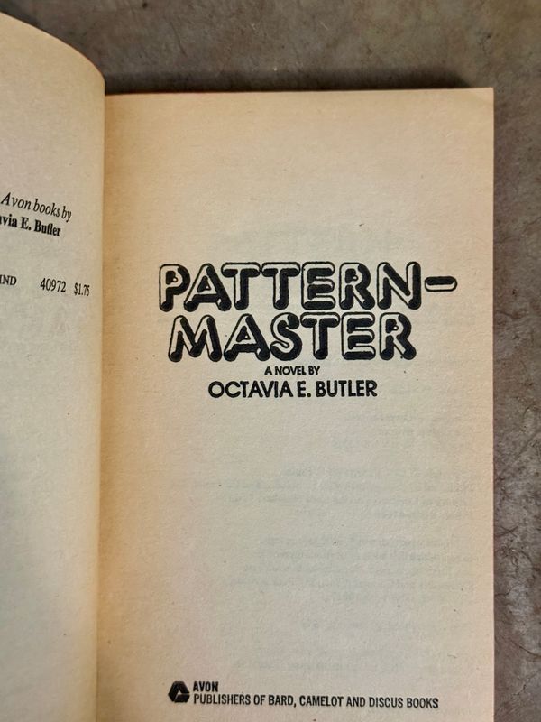 Patternmaster by Octavia E. Butler (First Avon Paperback Printing, 1979, Vintage Mass-Market)
