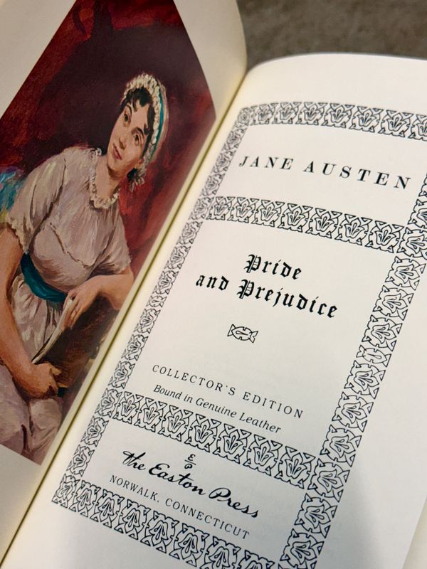 Pride and Prejudice by Jane Austen (Easton Press Collector’s Edition, 1996, Full Leather)