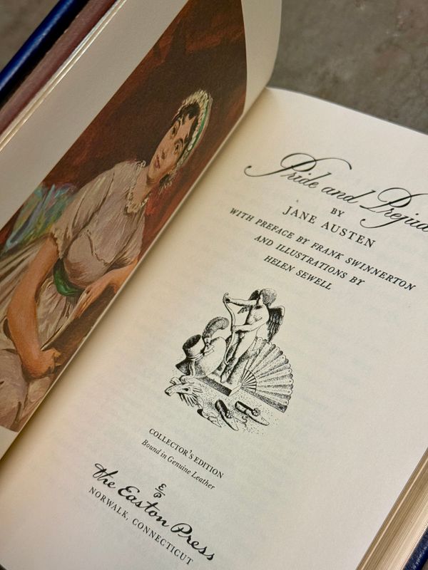 Pride and Prejudice by Jane Austen (Easton Press 1977 Collector’s Edition, Full Leather, Illustrated)