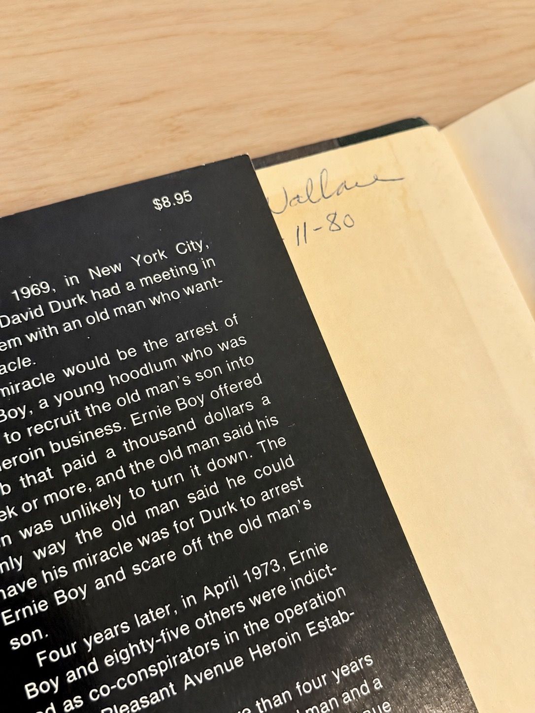 The Pleasant Avenue Connection by David Durk &amp; Ira Silverman (First Edition, First Printing, 1976 Hardcover)