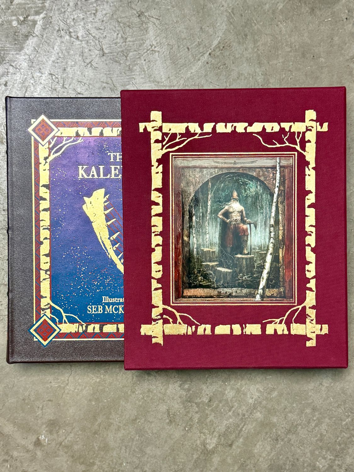 The Kalevala: The Epic Poem of Finland (Easton Press Deluxe Signed Limited Edition, No. 150 of 1,200, Illustrated by Seb McKinnon)