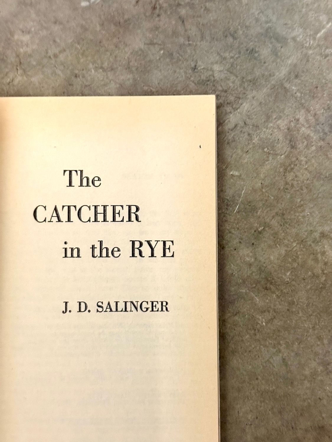 The Catcher in the Rye by J. D. Salinger (Signet D1667, 20th Printing, February 1962)