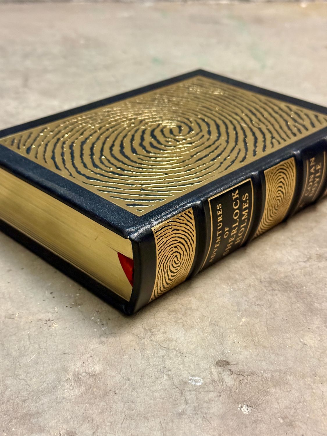 The Adventures of Sherlock Holmes by Sir Arthur Conan Doyle (Easton Press Collector’s Edition, 1981, Full Leather)
