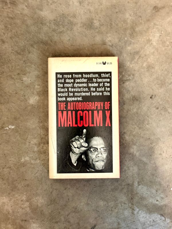The Autobiography of Malcolm X as Told to Alex Haley (Grove Press / Evergreen Black Cat, 1966 Mass Market Paperback)