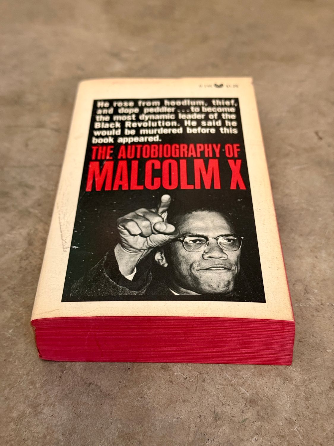 The Autobiography of Malcolm X as Told to Alex Haley (Grove Press / Evergreen Black Cat, 1966 Mass Market Paperback)