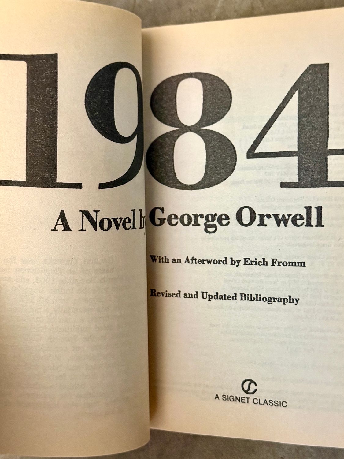 1984 by George Orwell (Signet Classic Mass Market Paperback)