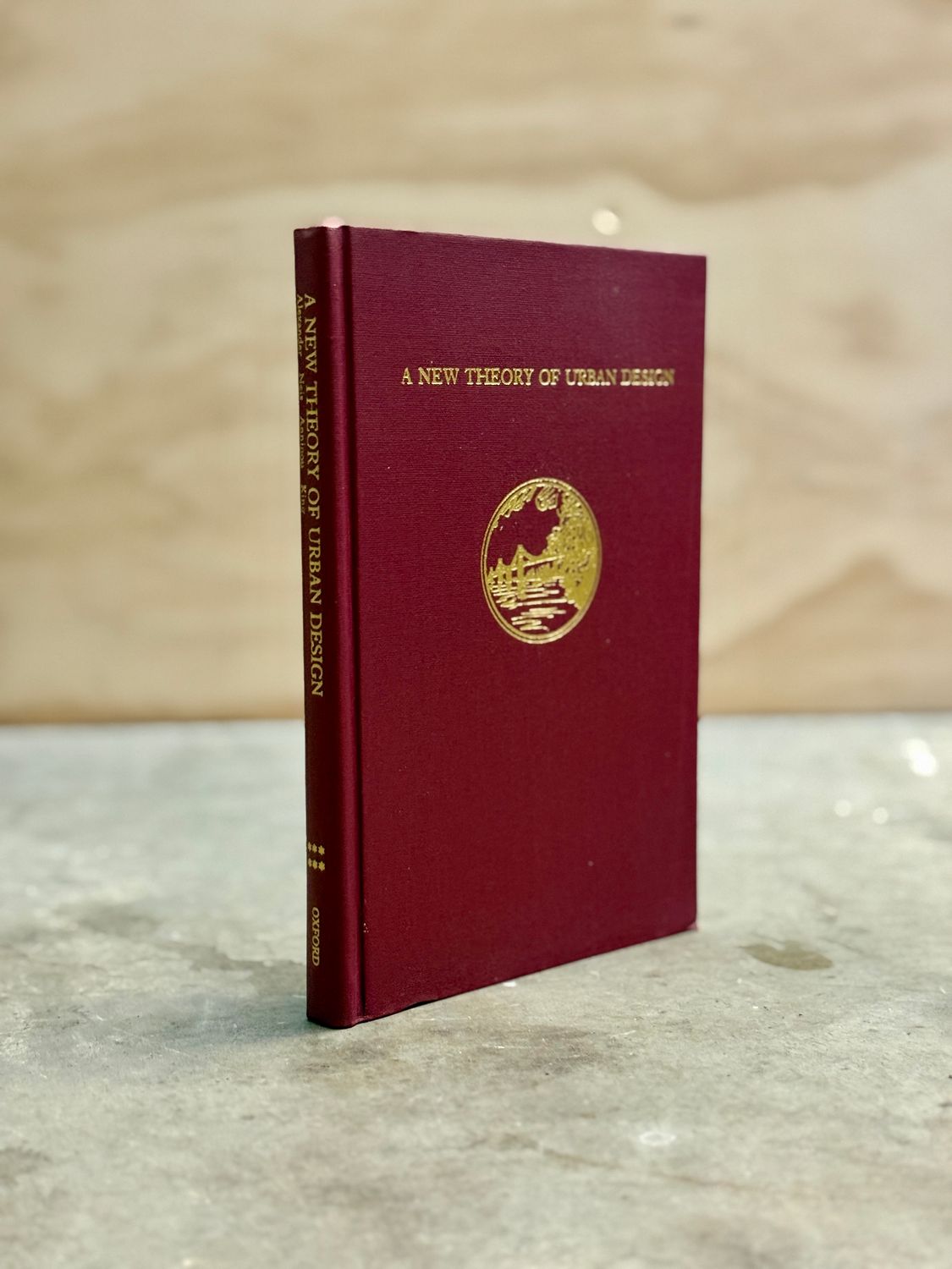 A New Theory of Urban Design by Christopher Alexander, Hajo Neis, Artemis Anninou &amp; Ingrid King (First Edition, First Printing, 1987 Hardcover)