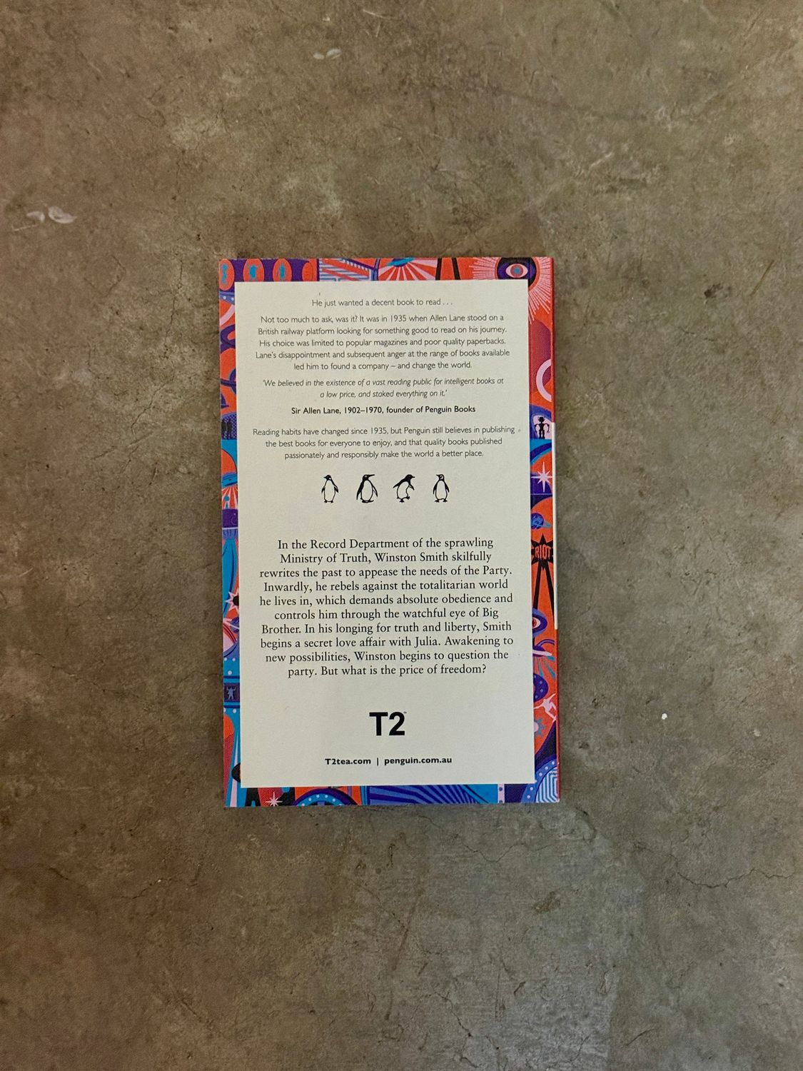 Nineteen Eighty-Four by George Orwell (Penguin Books Australia / T2 Special Edition Paperback)