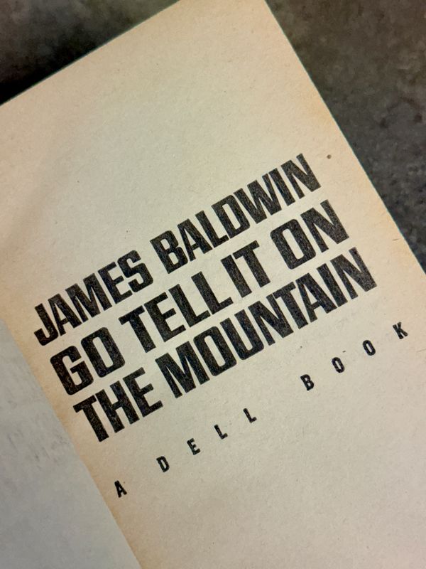 Go Tell It on the Mountain by James Baldwin (First Dell Printing, 1965 Vintage Mass Market)