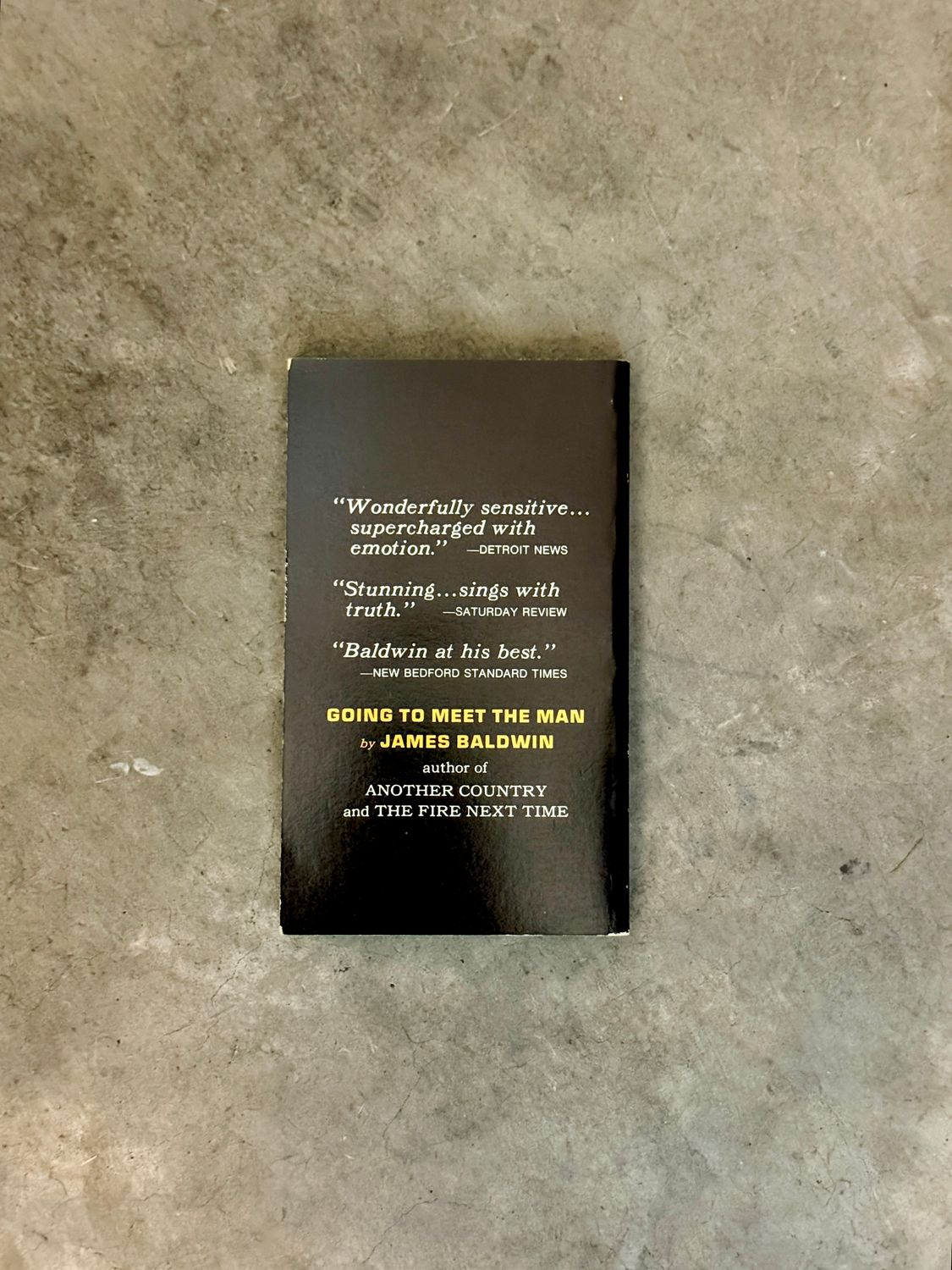 Going to Meet the Man by James Baldwin (Dell Mass-Market Paperback, 8th Printing, 1971)