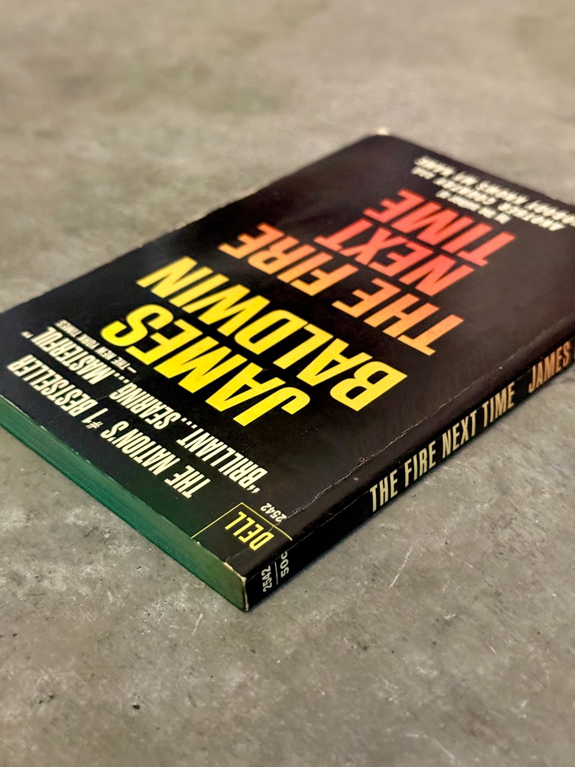 The Fire Next Time by James Baldwin (First Dell Paperback Printing, 1964)