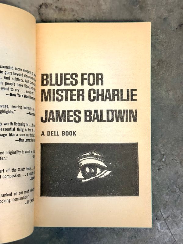 Blues for Mister Charlie by James Baldwin (Dell 0637 Vintage Mass-Market Paperback)
