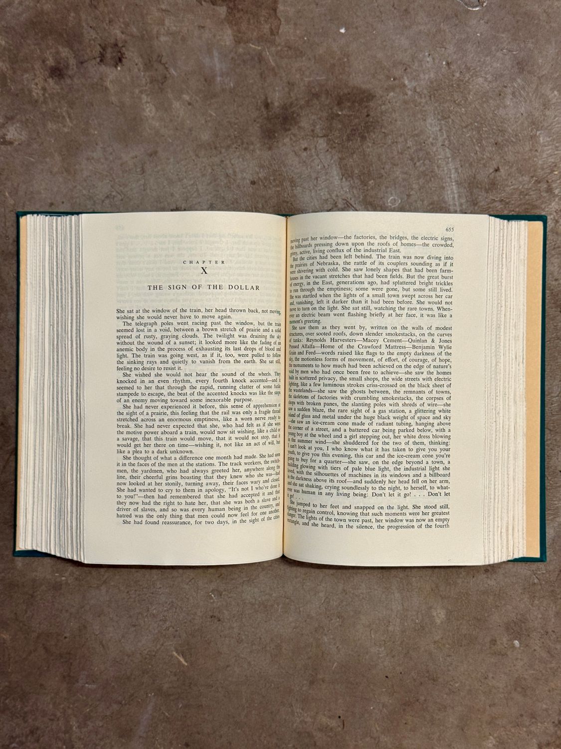 Atlas Shrugged by Ayn Rand (1957 Random House, Second Printing)
