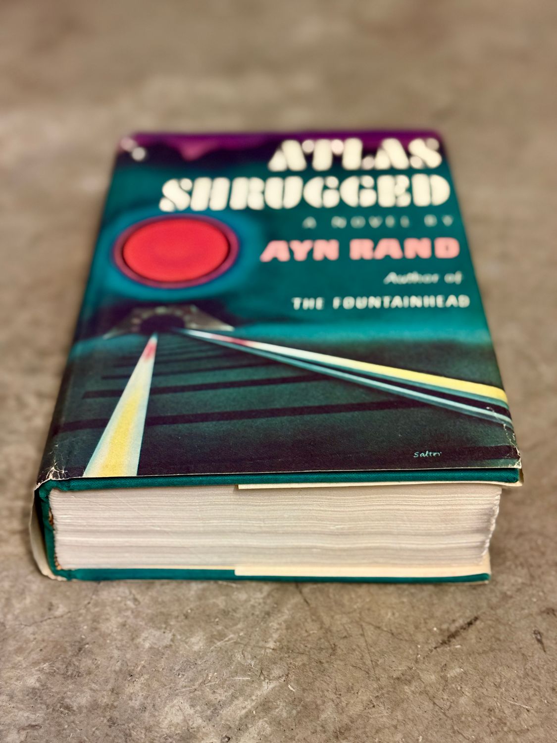 Atlas Shrugged by Ayn Rand (1957 Random House, Second Printing)