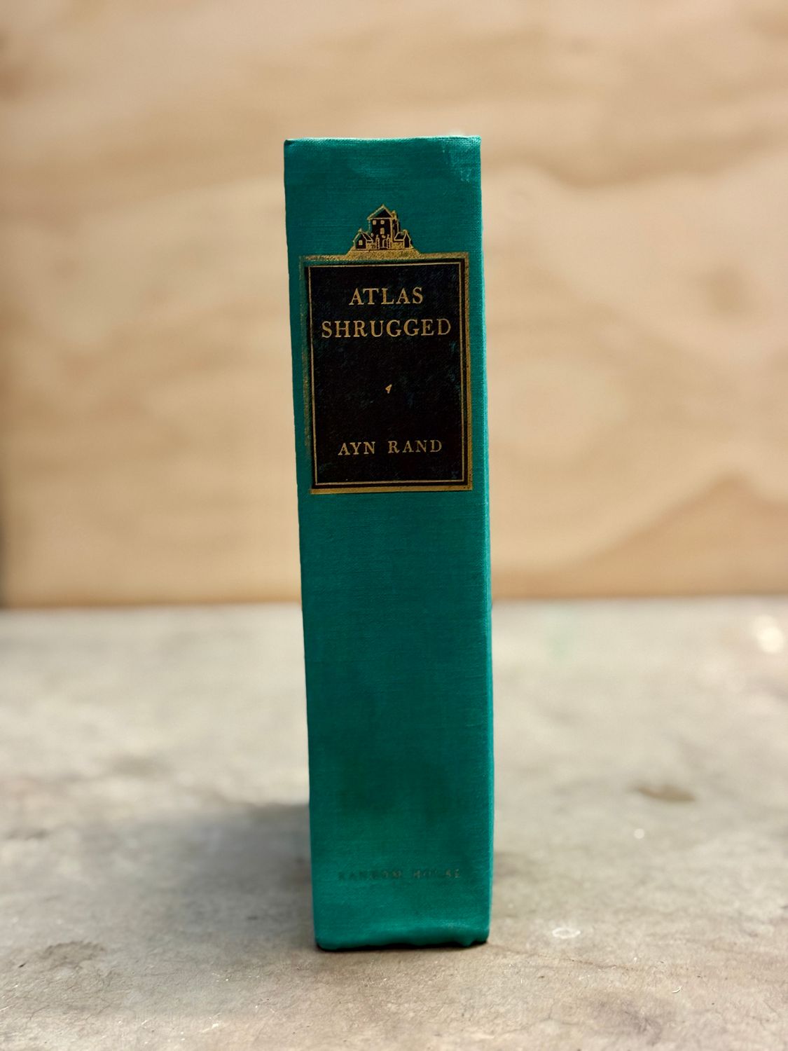 Atlas Shrugged by Ayn Rand (1957 Random House, Second Printing)