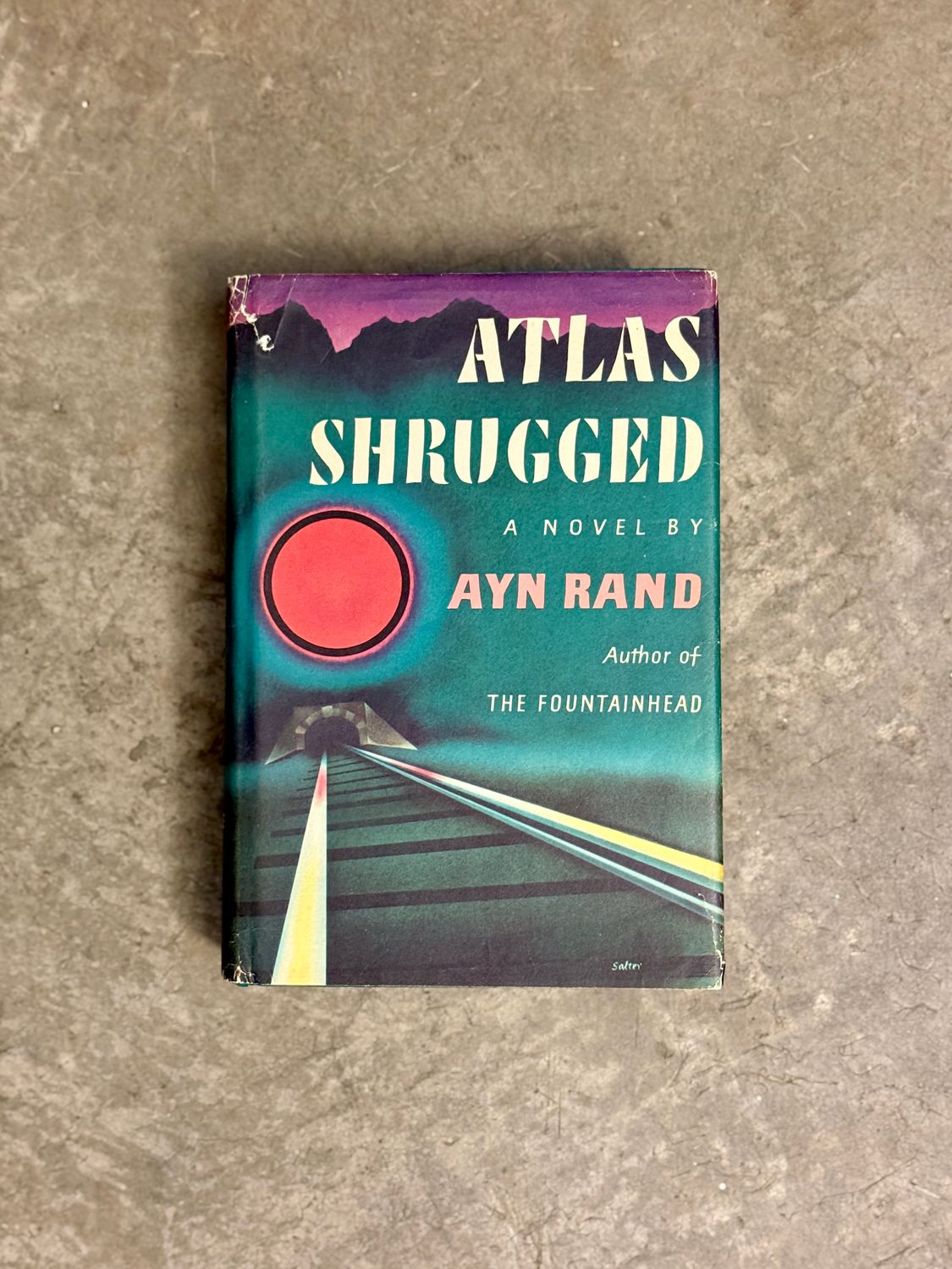 Atlas Shrugged by Ayn Rand (1957 Random House, Second Printing)