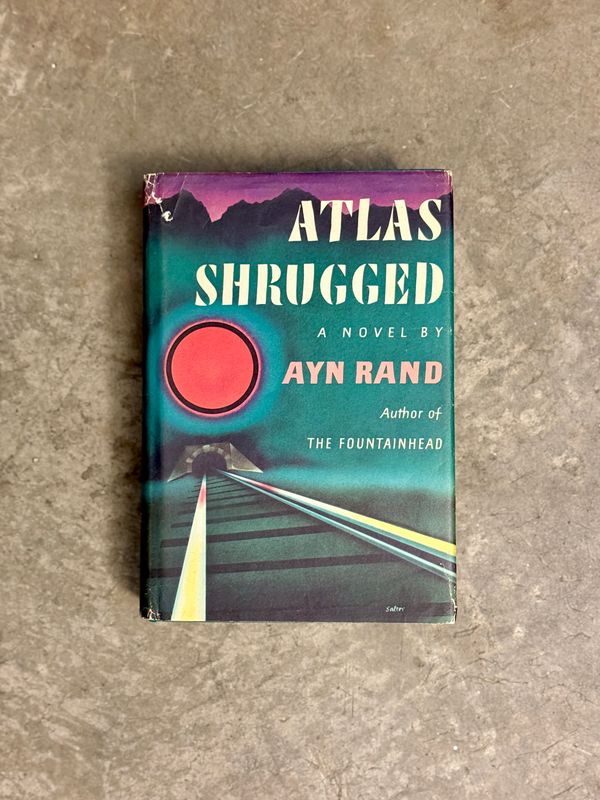 Atlas Shrugged by Ayn Rand (1957 Random House, Second Printing)