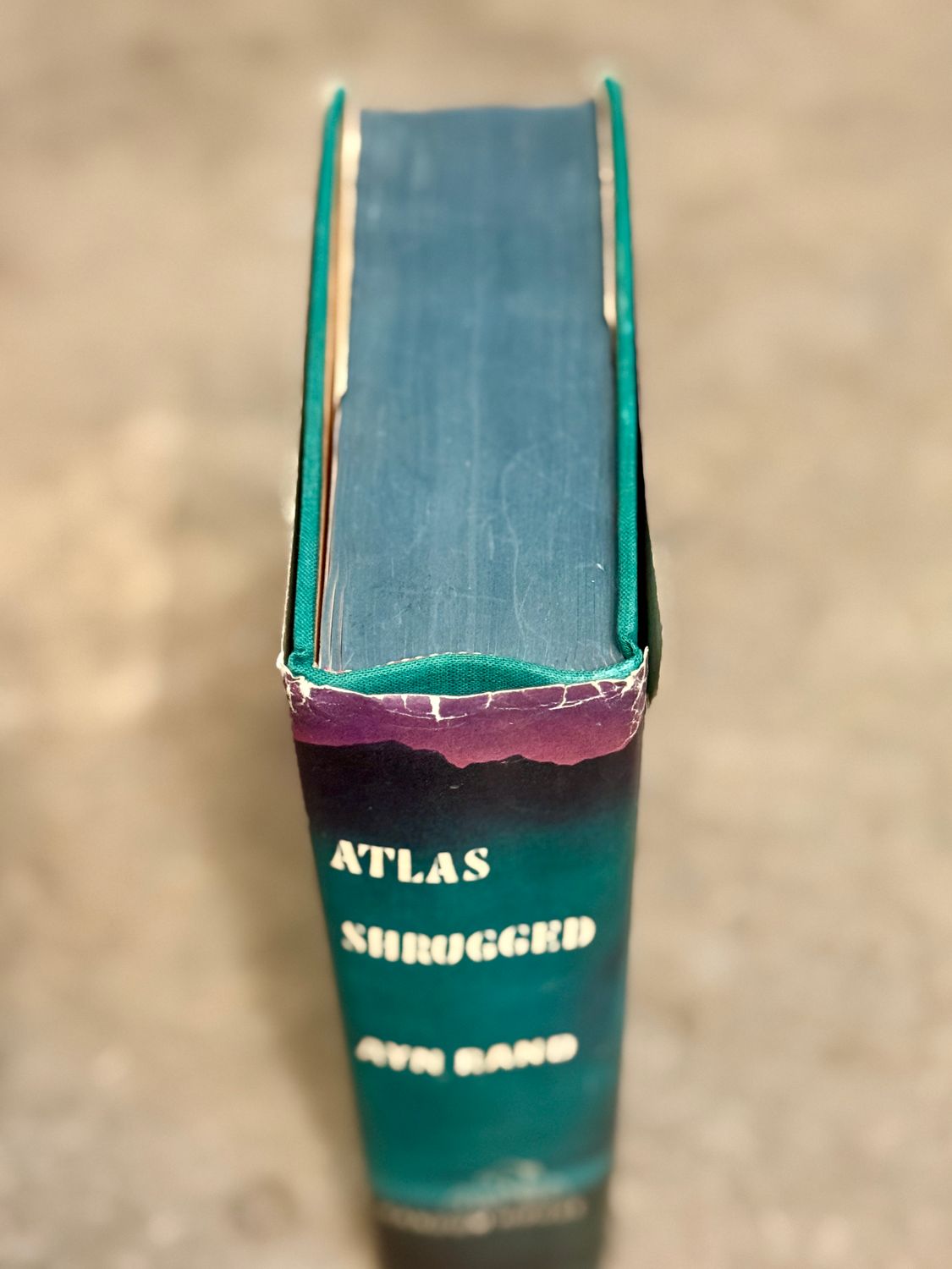 Atlas Shrugged by Ayn Rand (1957 Random House, Second Printing)