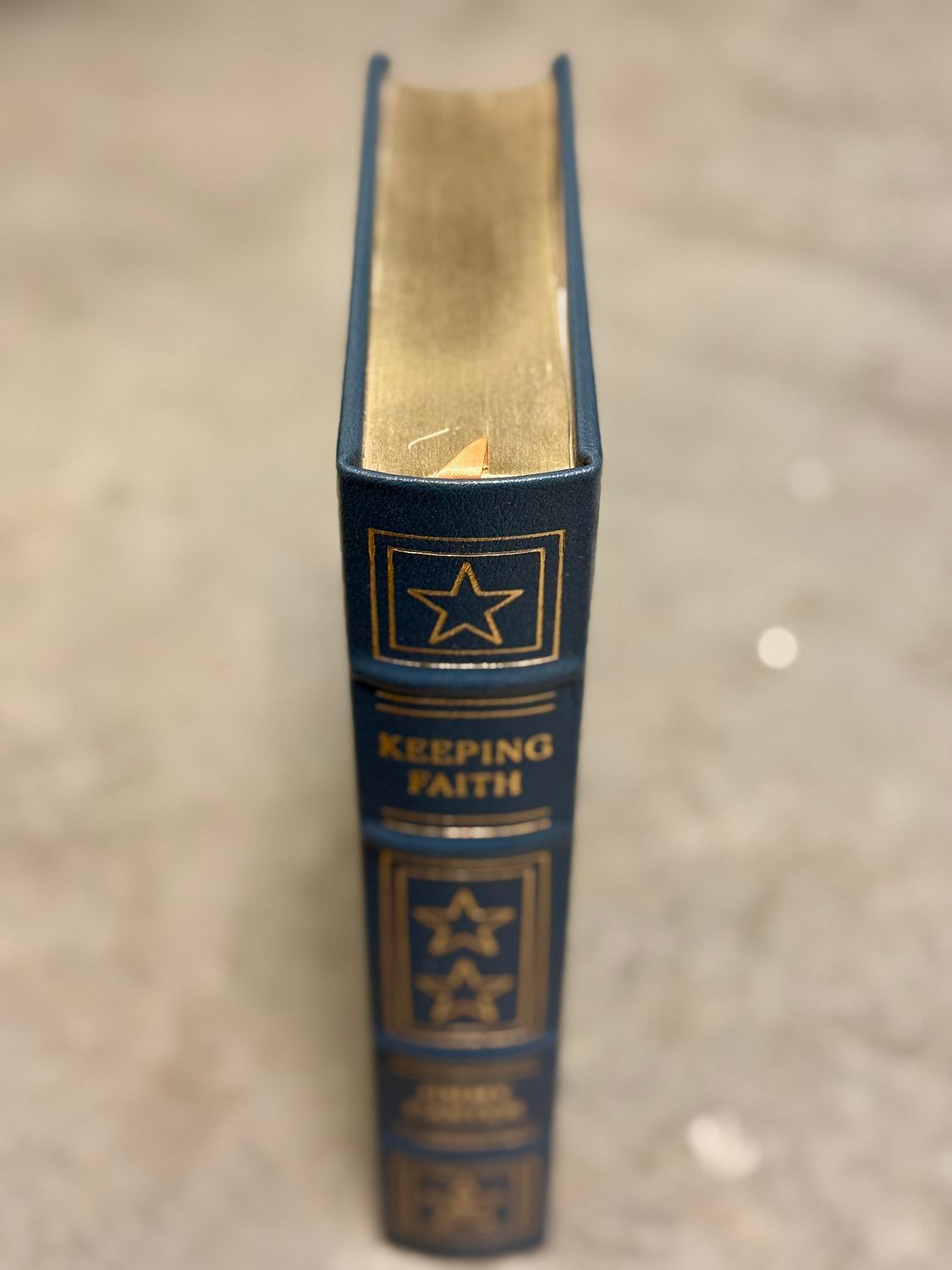 Keeping Faith: Memoirs of a President by Jimmy Carter (Signed Easton Press Collector’s Edition)