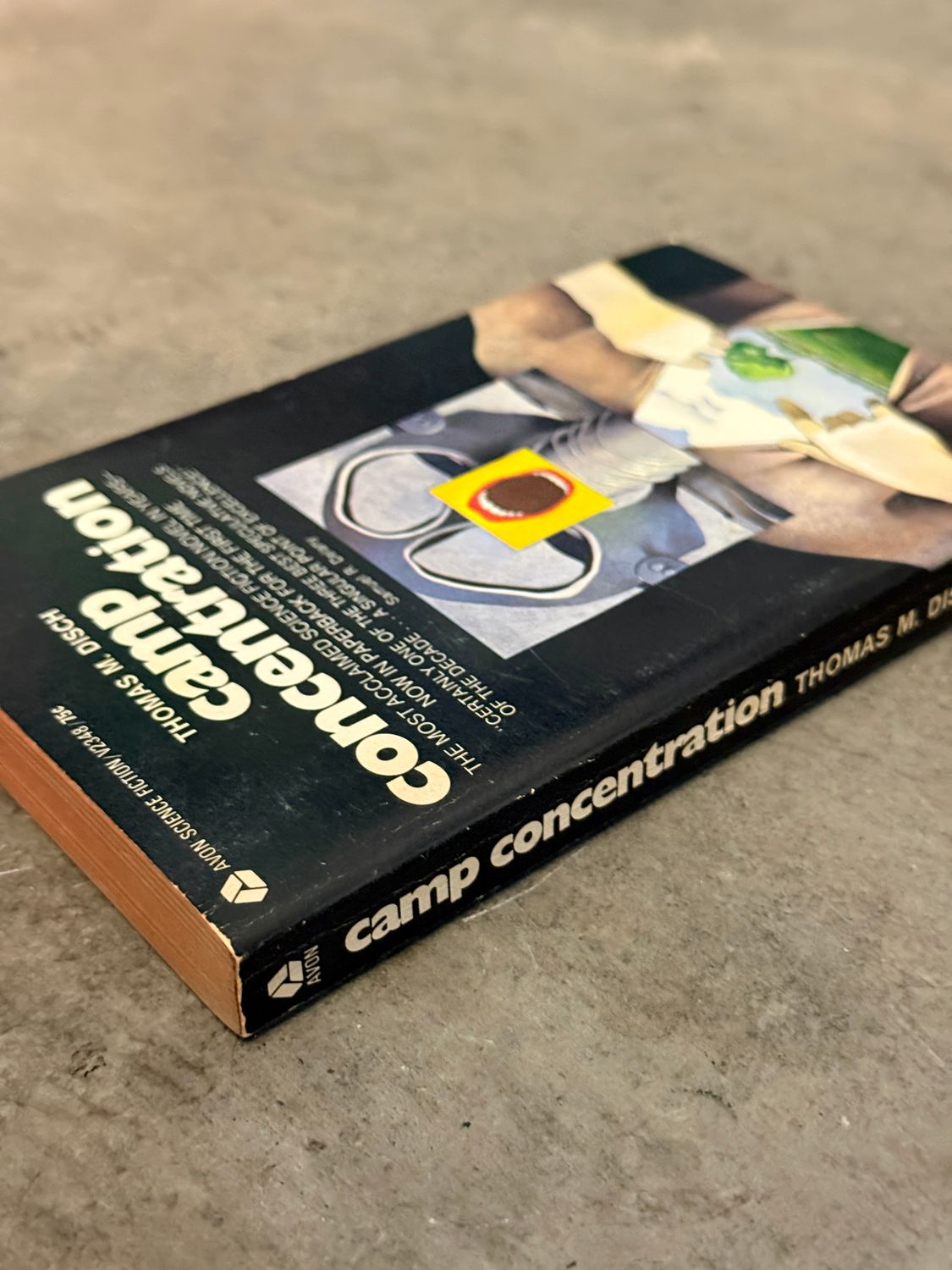Camp Concentration by Thomas M. Disch (1971 Avon First Paperback Printing)
