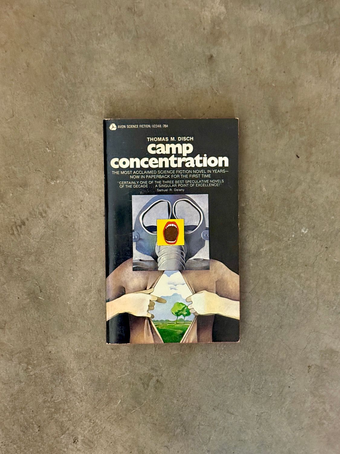 Camp Concentration by Thomas M. Disch (1971 Avon First Paperback Printing)
