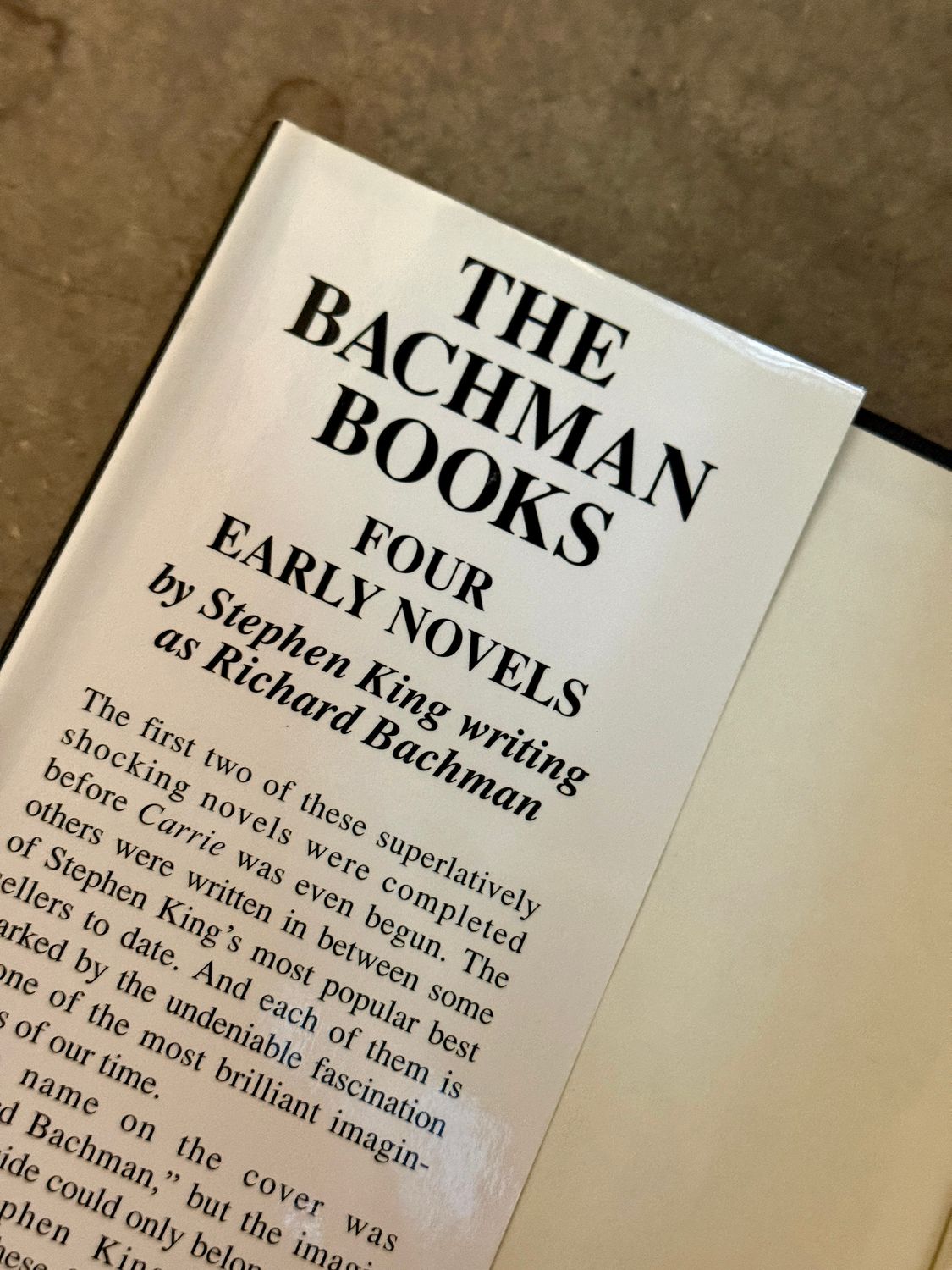 The Bachman Books by Stephen King (1996 Signet Hardcover Edition)