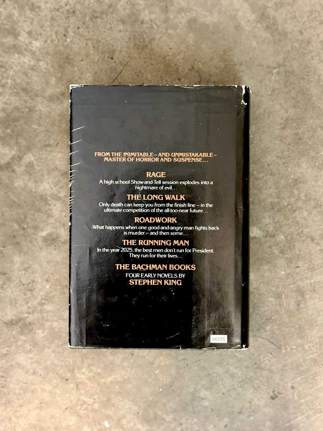 The Bachman Books by Stephen King (1985 Hardcover Book Club Edition)