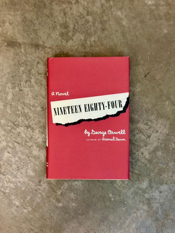 Nineteen Eighty-Four by George Orwell (1949 First American Edition Facsimile Hardcover)