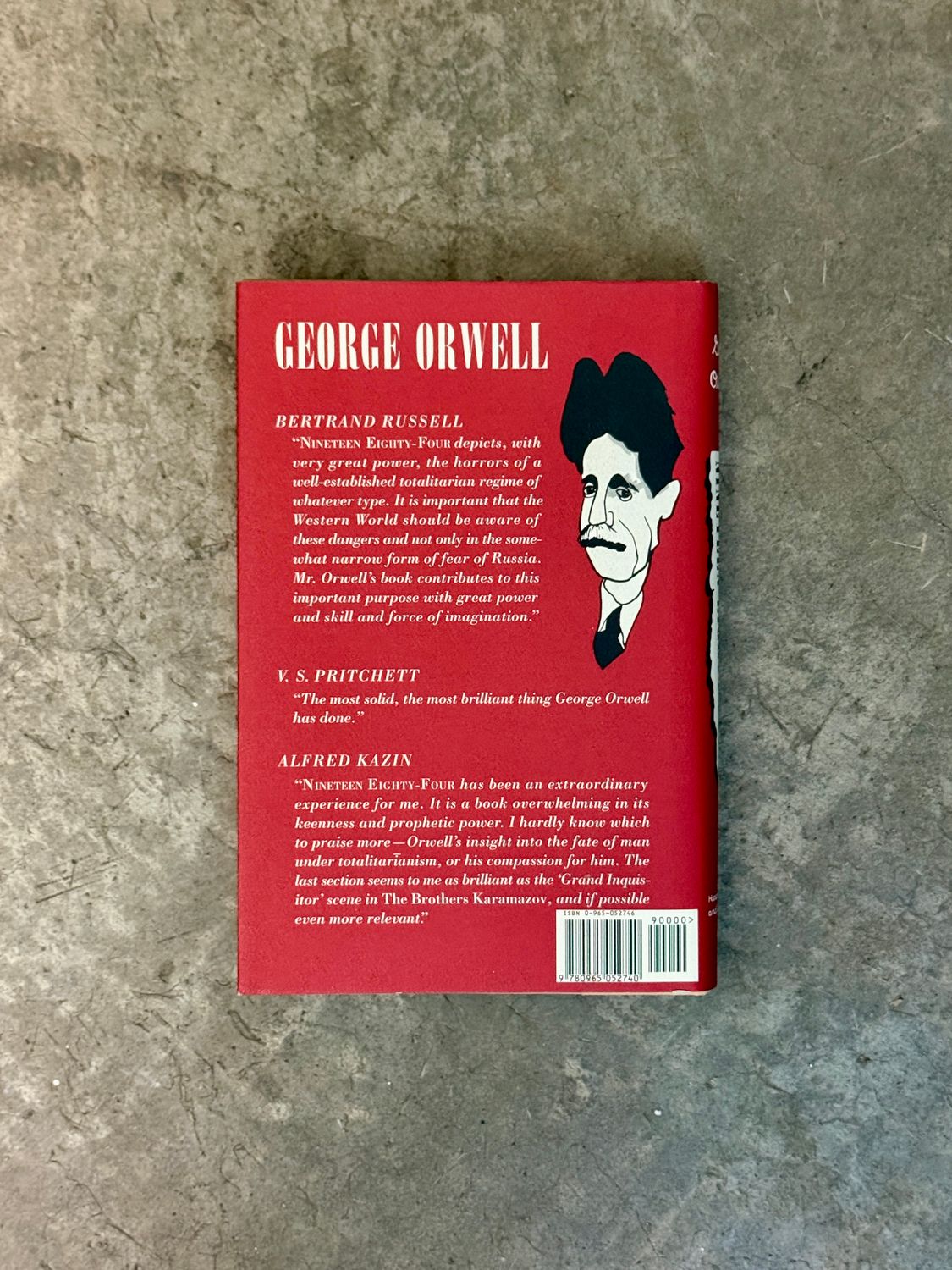 Nineteen Eighty-Four by George Orwell (1949 First American Edition Facsimile Hardcover)