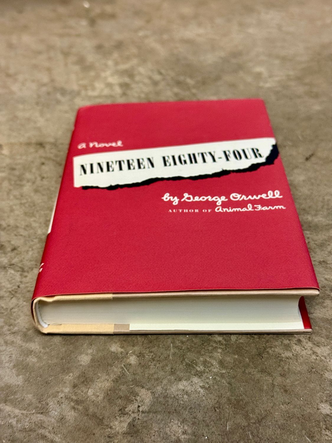 Nineteen Eighty-Four by George Orwell (1949 First American Edition Facsimile Hardcover)