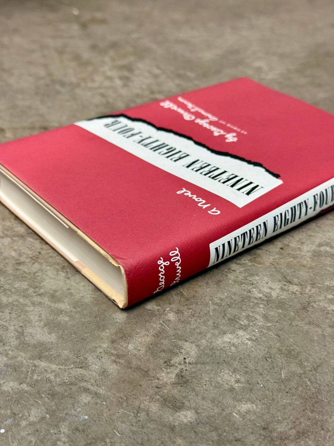 Nineteen Eighty-Four by George Orwell (1949 First American Edition Facsimile Hardcover)