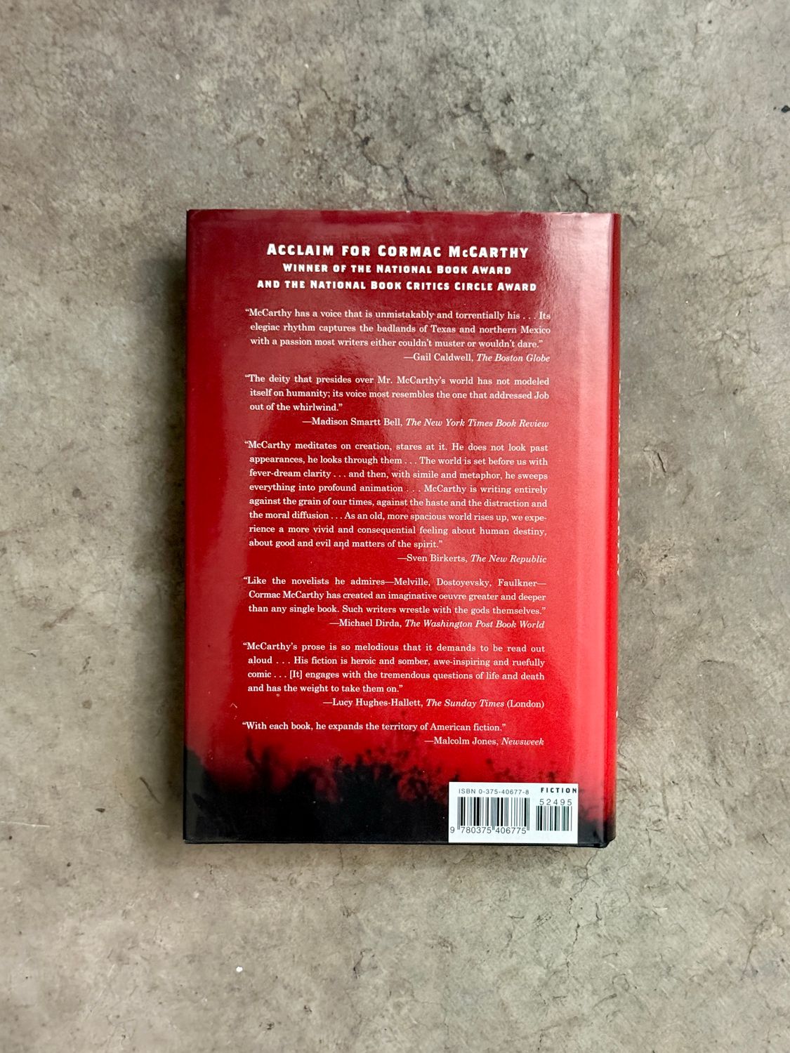 No Country for Old Men by Cormac McCarthy (First Edition, First Printing, Knopf, 2005)