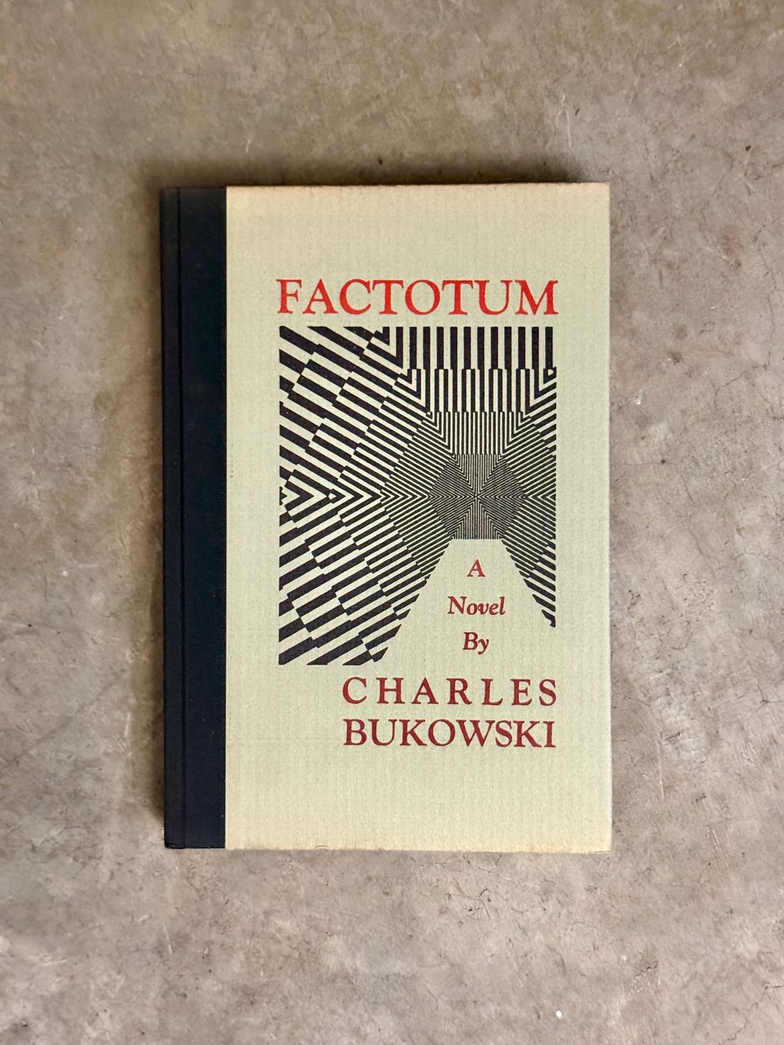 Factotum by Charles Bukowski (Black Sparrow Press, 16th Printing, Hardcover)