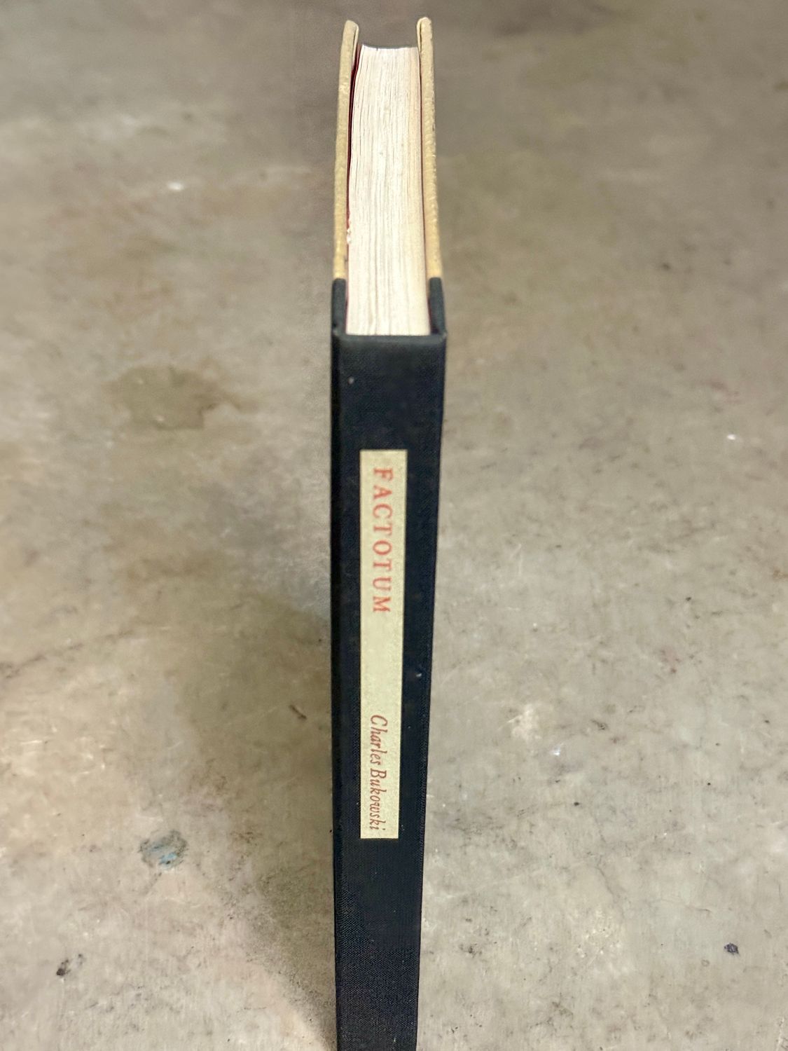 Factotum by Charles Bukowski (Black Sparrow Press, 16th Printing, Hardcover)