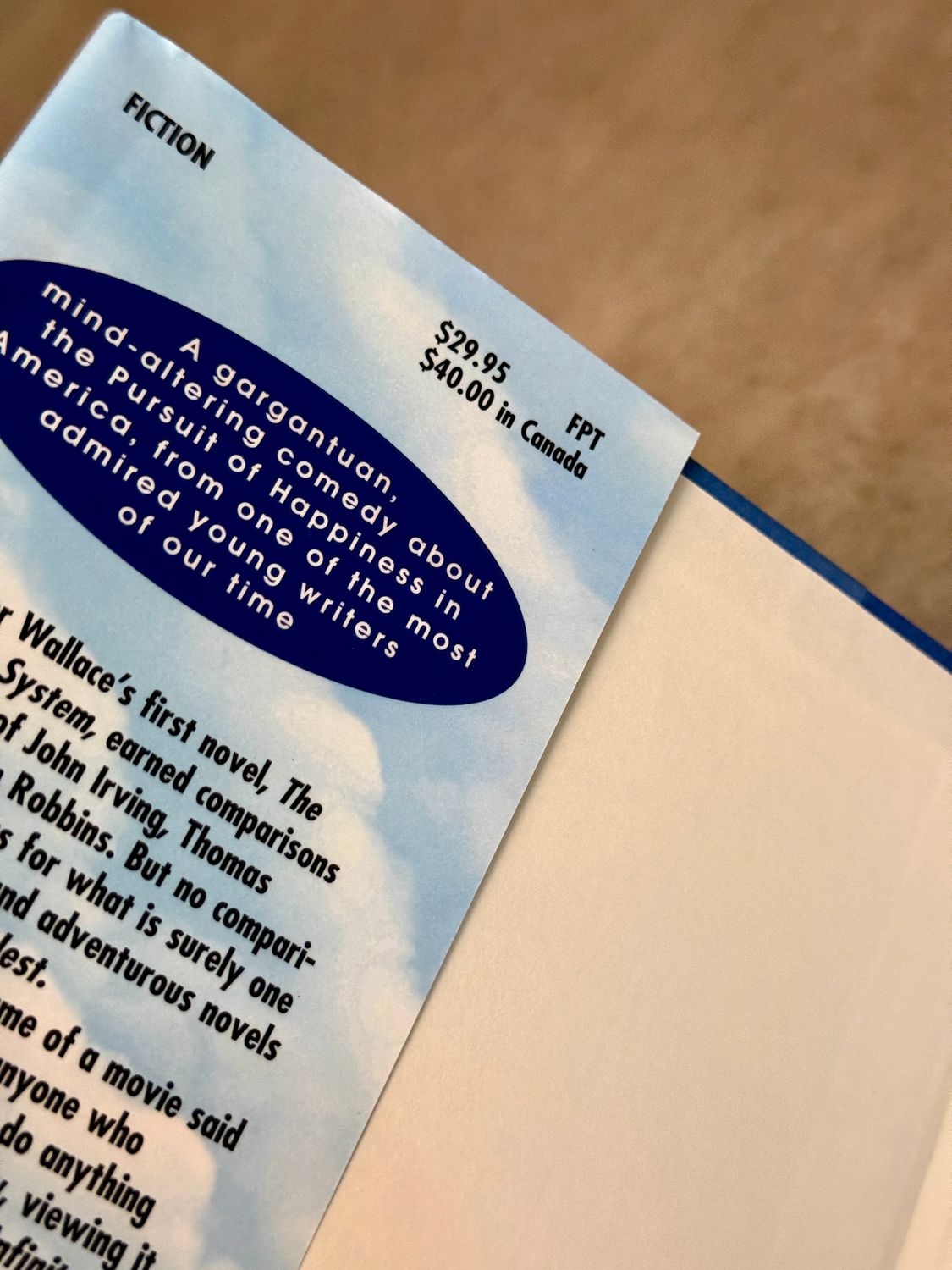 Infinite Jest by David Foster Wallace (First Edition, First Printing, Little, Brown, 1996)