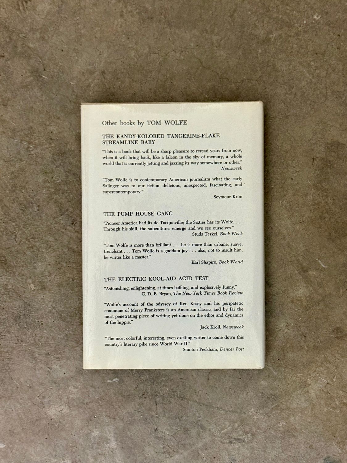 Radical Chic &amp; Mau-Mauing the Flak Catchers by Tom Wolfe (First Edition, First Printing, 1970)