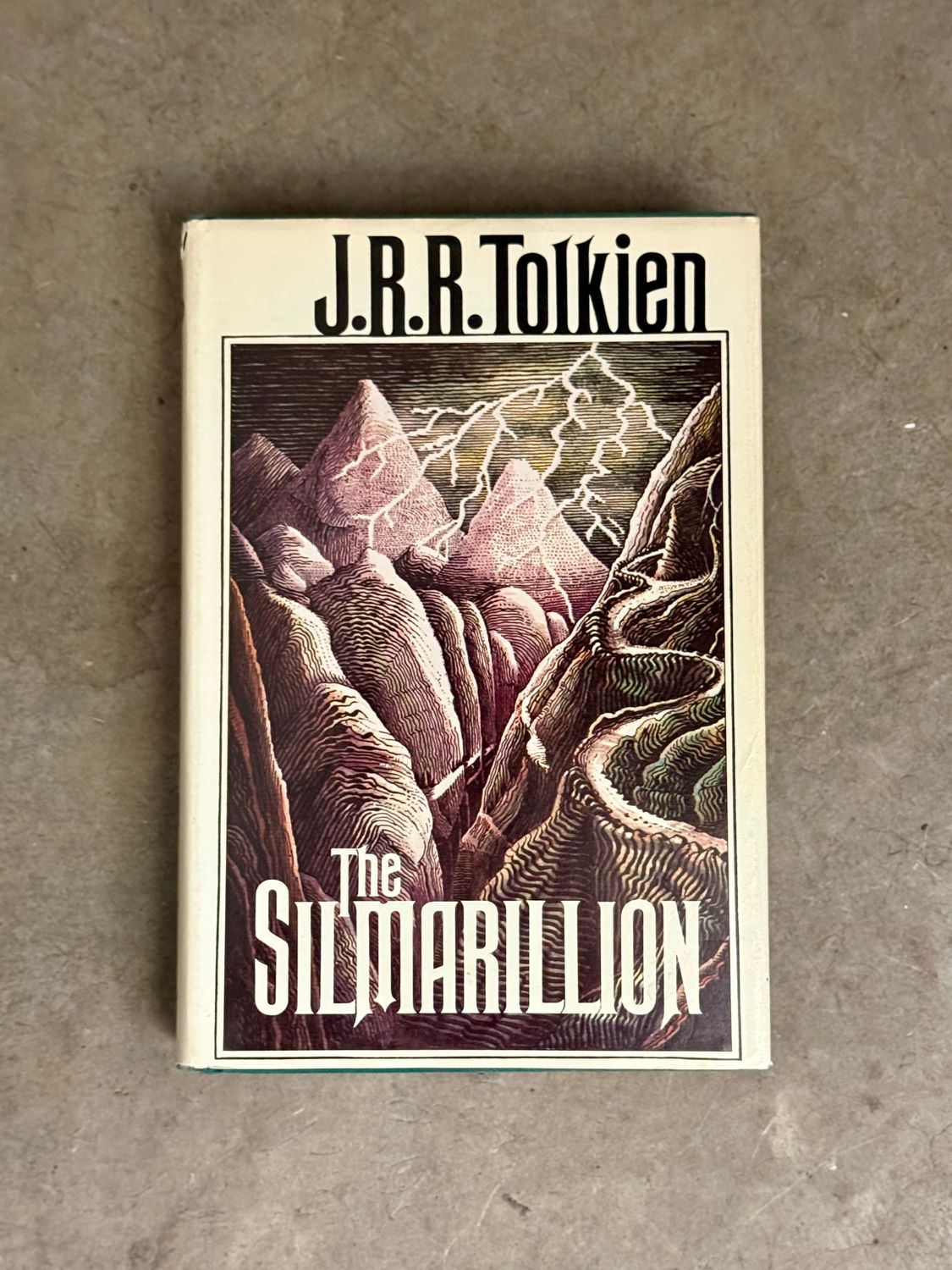 The Silmarillion by J.R.R. Tolkien (First American Edition, First Printing, Houghton Mifflin, 1977)