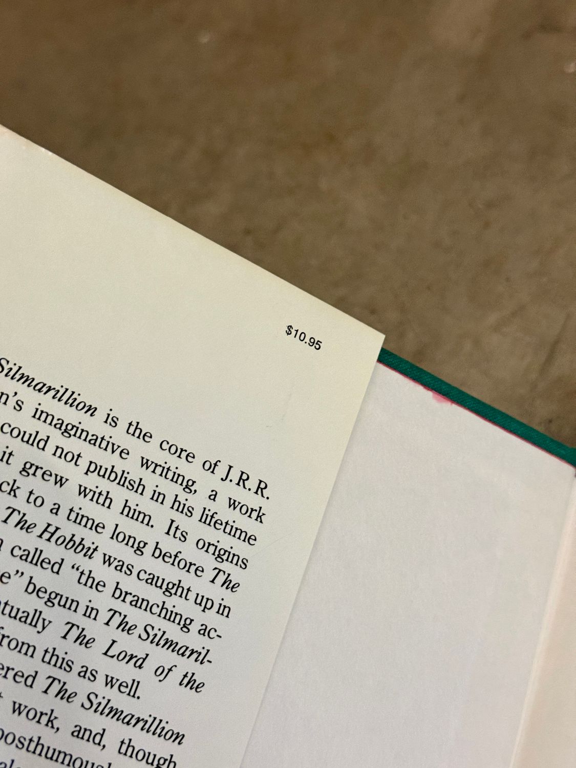 The Silmarillion by J.R.R. Tolkien (First American Edition, First Printing, Houghton Mifflin, 1977)