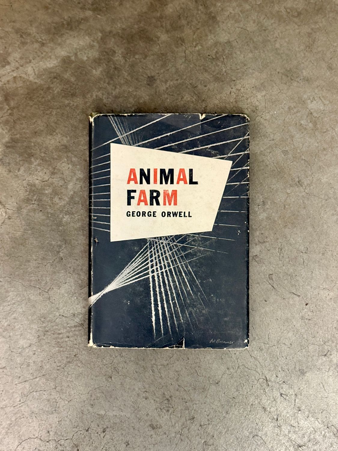 Animal Farm by George Orwell (1946 Harcourt, Brace Hardcover, Early Printing)